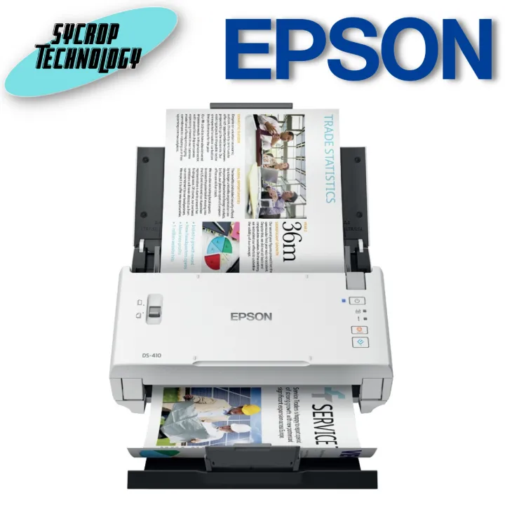 สแกนเนอร์ Epson Workforce Ds 410 A4 Duplex Sheet Fed Document Scanner ประกันศูนย์ เช็คสินค้าก่อน 6320
