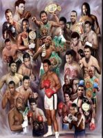 ✾○◆ สไตล์เพิ่มเติม Great Boxing History Champions MuhammadAli Art พิมพ์ผ้าไหมโปสเตอร์ Home Wall Decor 24x36inch