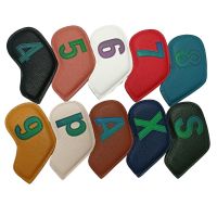 +‘； Golf Iron Head Covers Oil Edge Factory Price Golf Club Headcovers Wedge Club Head Covers 10Pcs