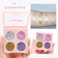 CDE Eyeshadow อายกริตเตอร์ กากเพชร 4 สีใน 1ตลับ แท้