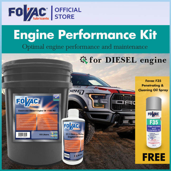 Engine Performance Kit Heavy Duty Engine Cleaner (1L) + Essenxion