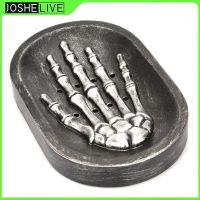 Creative Home Improvement Resin Skull Hand Bone Ghost Hand Bathroom Sink  Drain Soap Holder Storage Box Soap Dishes