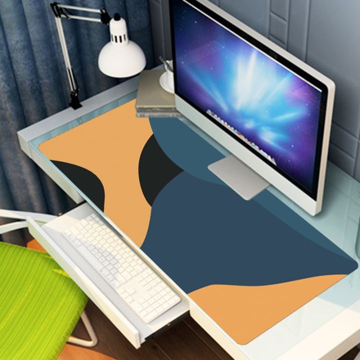 a-lovable-1ชิ้น-nordicmorandi-colorpad-ขนาดใหญ่เกมคอนโซลแป้นพิมพ์เสื่อ-kawaii-ตกแต่งโต๊ะ-laptopmat