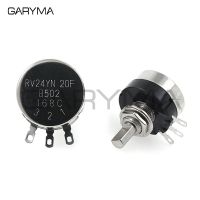 RV24YN20F B103 B502 RV24YN 2W 5K 10K Half Shaft Game Machine Rotary Carbon Film Potentiometer