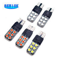 ใหม่100pcs 194 168 158 T10 LED สีขาวสีแดงสีฟ้าสีชมพูสีม่วงแฟลช LED 12SMD Auto Car WEDGE หลอดไฟ12V