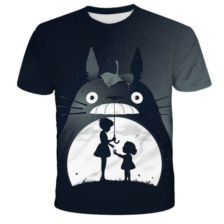 ใหม่ตลกฤดูร้อนคลาสสิก-totoro-การ์ตูน-3d-พิมพ์เสื้อยืดผู้ชายน่ารักสบายๆ-kawaii-การ์ตูนเด็ก-harajuku-t-เสื้อแขนสั้น