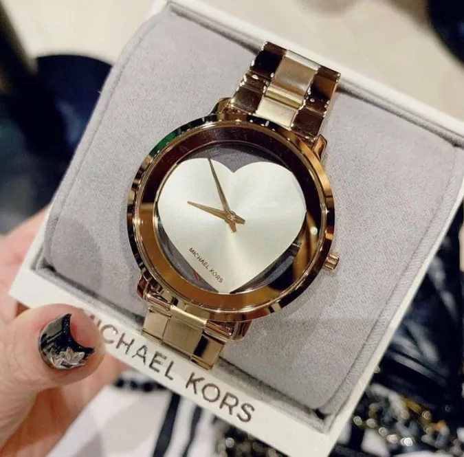 Michael Kors Women's Watch - Jaryn with Heart Dial Three-Hand Fixed Bezel  Stainless Steel Watch MK3620 / MK3622 / MK3623 | Lazada PH