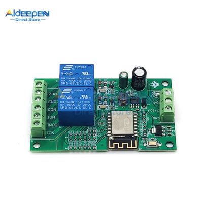 โมดูลรีเลย์สี่ทาง Wi-Fi Esp8266 90-250V/Dc 7-30V Esp-12f บอร์ดพัฒนา4M Byte Flash I/o Uart สำหรับ Arduino