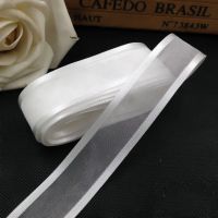 5mx2.5cm Broadside Organza Tulle Ribbons Wedding Christmas Wholesale Gift Bouquet Wrapping Decoration Ribbons Gift Wrapping  Bags