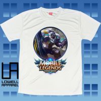 Johnson Tank Mobile Legends ML Game Gamer T-shirt - Unisex - Sublimation - Dri-fit