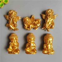 【YF】✳♧  Buddha Fridge Magnets 3d Cartoon Refrigerator Magnetic stickers Decoration