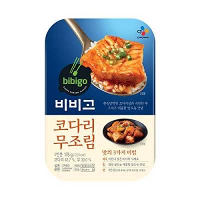 ปลาแมคเคอเรลซอสเกาหลี cj [bibigo] pollack daikon glazed dishes retort 175g