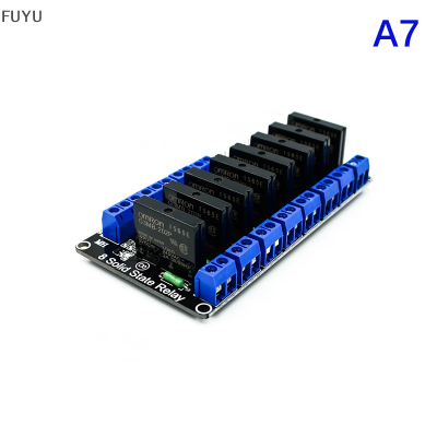 FUYU Low Level 5V 1 2 4 8 Channel SSR LOW Level Solid State Relay MODULE 250V 2A เอาท์พุทด้วยฟิวส์ Resistive สำหรับ Arduino