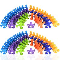 6 Baby Bath Toys Bear Toddler Teethers Kids Sorting Stacking Game Sensory Toys Building Block Preschool Toddler Learning Toy