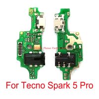 USB Charging Port Dock Connector Board Flex Cable สําหรับ Tecno Spark 5 Pro 5pro Spark5 Pro Charge Charger Port อะไหล่ทดแทน