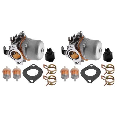 2X Auto Carburetor for Briggs &amp; Stratton Walbro Lmt 5-4993 with Mounting Gasket Filter Fuel Supply System Carburetor
