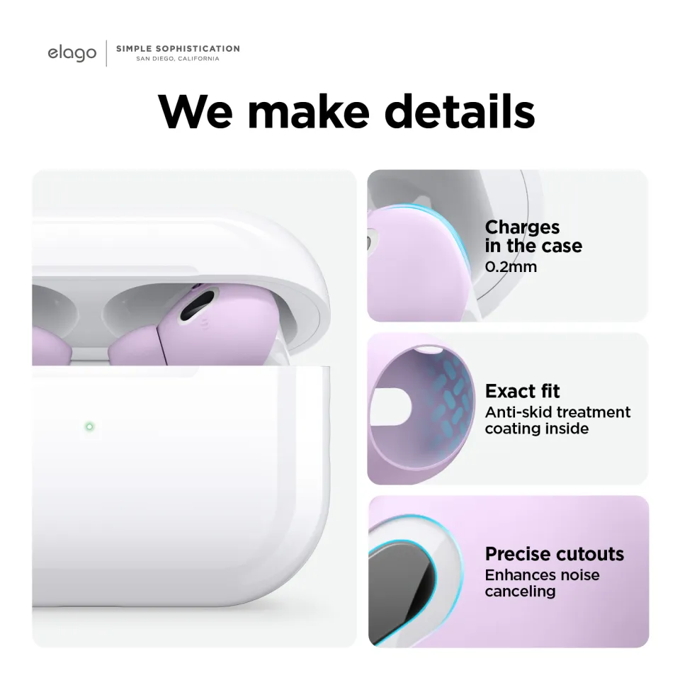 elago AirPods Pro Ear Hooks Designed for Apple AirPods Pro and Designed for  AirPods 1 & 2 (White) [US Patent Registered] : : Electronics