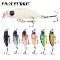 【lz】✧♘✲  Mini pesca minnow isca wobbler plástico artificial isca dura para a truta baixo lúcio crankbaits 4cm 3g 1 parte