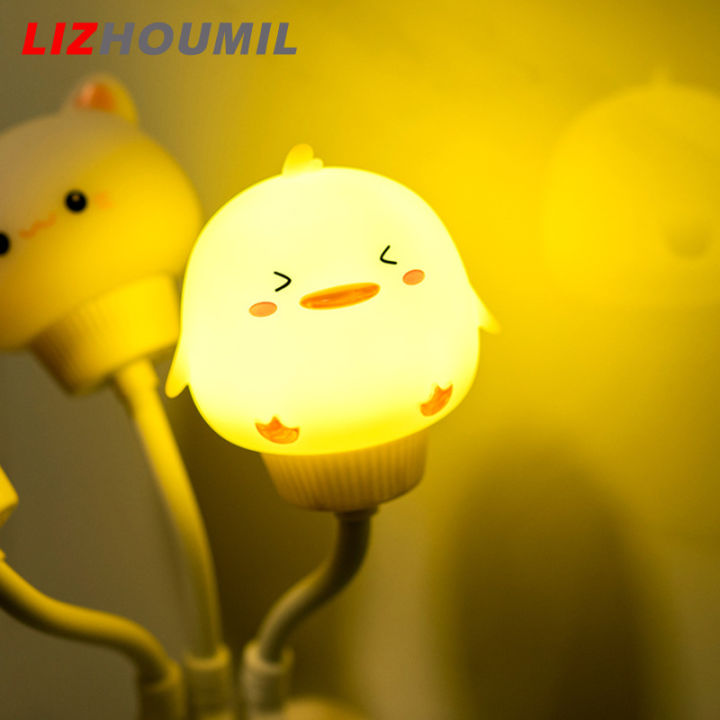 lizhoumil-โคมไฟ-led-ข้างเตียงนอนดวงตาควบคุมระยะไกลแบบการ์ตูนสัตว์รูปร่างน่ารักไฟกลางคืน-usb-ขนาดเล็ก