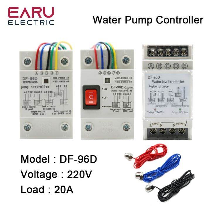 DF-96D DF-96DK Water Level Controller Switch 20A 220V Water Tank Liquid ...