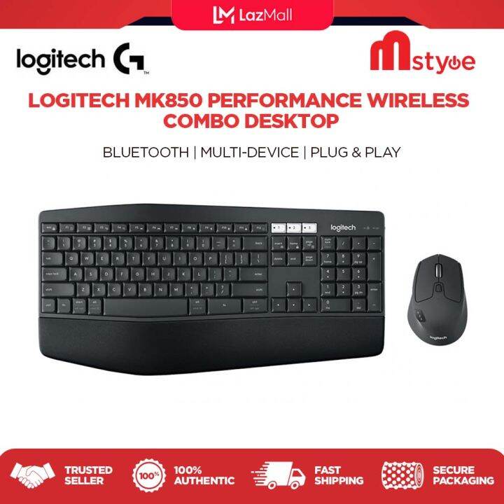 Logitech MK850 Performance Wireless Keyboard + Mouse Combo Lazada