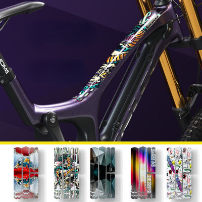 ENLEE 3D สติกเกอร์จักรยาน MTB Road จักรยานกรอบ Care โซ่ป้องกัน Decals ขี่จักรยานซ่อม Scratch Decals Anti-Scratch เทป-Shop5798325