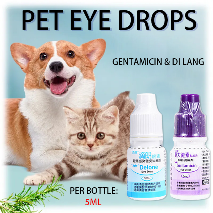 Pet Eye Drops Dog Cat'S Eye Tear Stain Remover Pet Eye Drops Wash Eyes