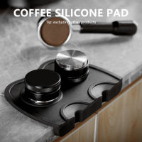 กาแฟ Tampers Mat 58มม. Fluted กาแฟ Tampering มุม Mat Pad สำหรับ Baristas ลื่นอาหารปลอดภัยซิลิโคนกาแฟ