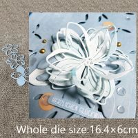 【CW】 XLDesign Craft Metal Cutting Dies stencil mold 3pcs flowers decoration scrapbook Album Paper Card Craft Embossing die cuts