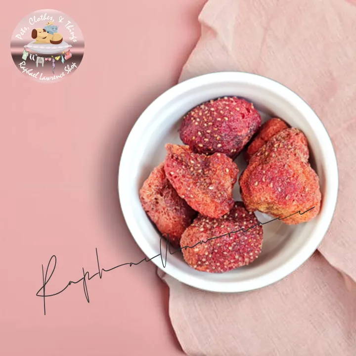 Hamsters Treat Freeze Dried Strawberries Jonsanty Rabbit Guinea