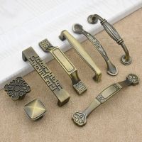 【LZ】♣♝✲  128/96/64mm Bronze Door Knobs Kitchen Cabinet Handles Furniture Handles Cupboard Handles  Antique Knobs Vintage Metal