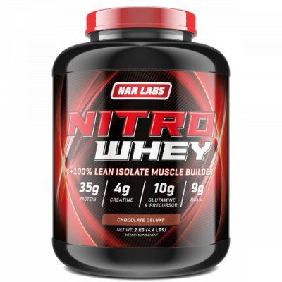 เพิ่มกล้ามเนื้อ แน่นคมชัด โปรตีนสูง NARLABS NITRO WHEY 4.4LB CHOCOLATE