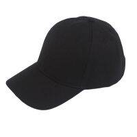 หมวกแก๊ปสีดำ หมวกแฟชั่นสีพื้น ทรงพีท CAP100% Cotton