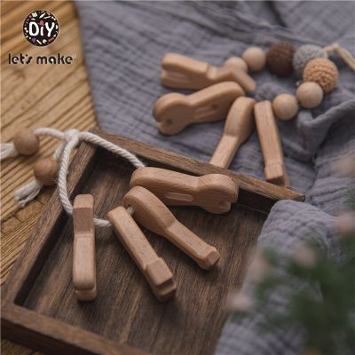 Wooden Toy Childrens Beech Bracelet Creative Nordic Style baby &amp; Mother Game Wooden Toy Gift For Newborn Baby