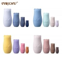 Montessori Nesting Dolls Toy Russian Matryoshka Doll Educational Toys for Children Silicone Stacking Blocks Doll Inside Doll