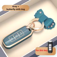 lujie TPU Car Remote Key Case Cover Shell Fob For Baojun 510 730 360 560 RS-5 530 630 for Wuling Hongguang S Auto Protect Accessories