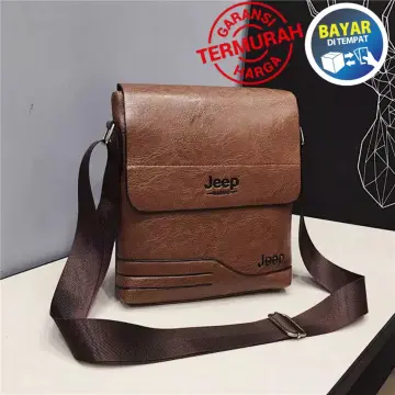 Jual Original Tas Selempang Kulit Pria New Men's Slingbag Slempang