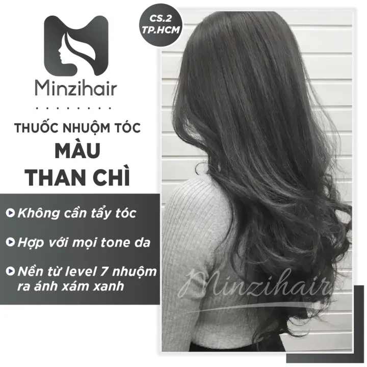 Nhuộm tóc màu than chì  xu hướng làng tóc Việt 2020