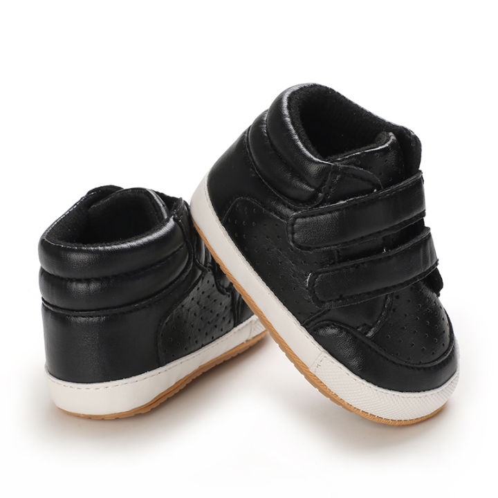 เด็กทารกแรกเกิดรองเท้าผ้าใบหนังตะขอและห่วง-fastener-รองเท้าส้นเตี้ยนุ่มแต่เพียงผู้เดียวรองเท้าสำหรับฤดูใบไม้ผลิ