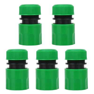 5Pcs 1/2 quot; Plastic Coupling Garden Quick Connector Hose Pipe Connector Fitting Extender Set Garden Watering Hose