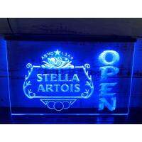 Sla Artois Beer Open Bar LED Neon Sign-3D แกะสลักผนังศิลปะสำหรับบ้าน,ห้อง,ห้องนอน,สำนักงาน,ตกแต่งบ้านไร่