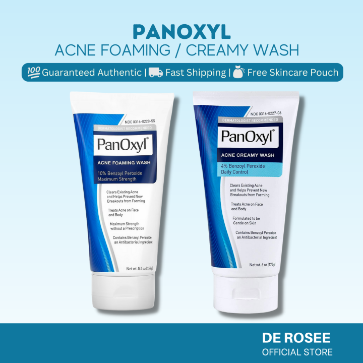 Panoxyl Acne Foamingcreamy Wash 156g Lazada Ph 0424