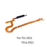 สําหรับ Vivo Y31 2021 / Y51a 2021 ปุ่มเปิดปิดลายนิ้วมือ เซนเซอร์ Flex Cable อะไหล่ซ่อม