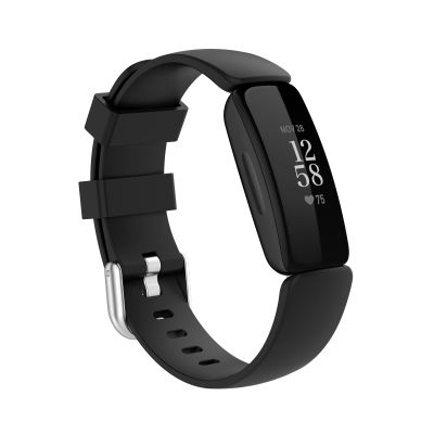 สำหรับ Fitbit สร้างแรงบันดาลใจ2 TPE สายนาฬิกาข้อมือขนาด: S (สีขาว) (ขายเอง)