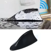 【YY】Universal Waterproof Black Car Shark Antenna Fin Roof ABS Decorative Decor Without Receiving Function For All Cars Aerials