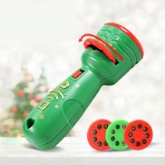 CW 24 Patterns Christmas Flashlight Projector Lamp Toys for Kids Baby