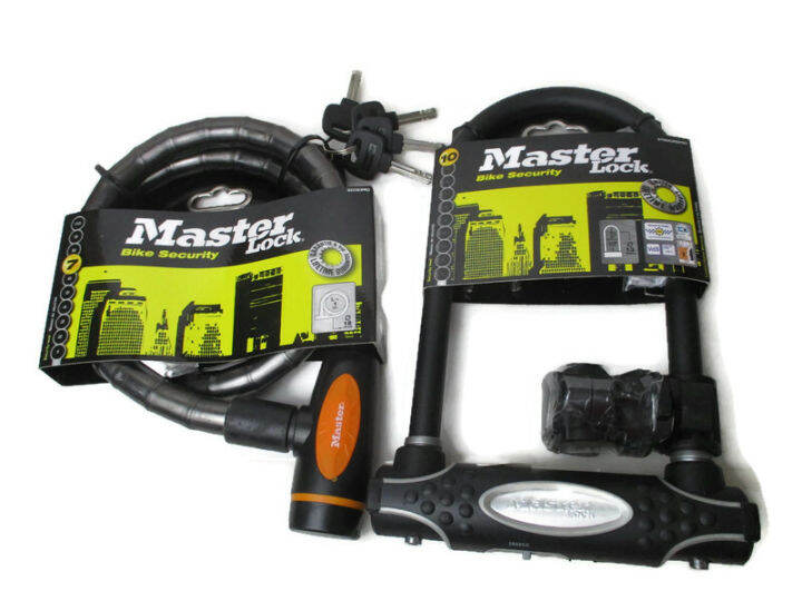 Master lock Steel cable lock Level 7 8228 with Ulock level 10 combo