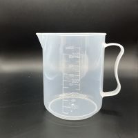 กระบอกตวงพลาสติกมีหูจับ  Beaker with handle ความจุ 1000ml/2000ml/5000ml