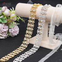 โยลาปัน สายรัดเอว Rhinestone สไตล์ยุโรปและอเมริกา เข็มขัดตกแต่งเจ้าสาว โลหะผสมเชื่อมเอว S414