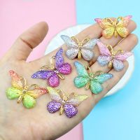 5Pcs Ins Gradient Butterfly Colorful Refrigerator Magnets Home Decor Magnet for Fridge Decor